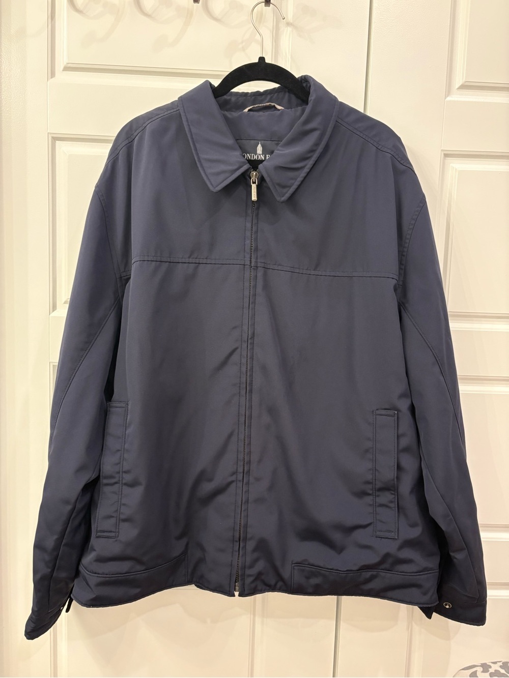London Fog Men's Dark Navy Zip Jacket